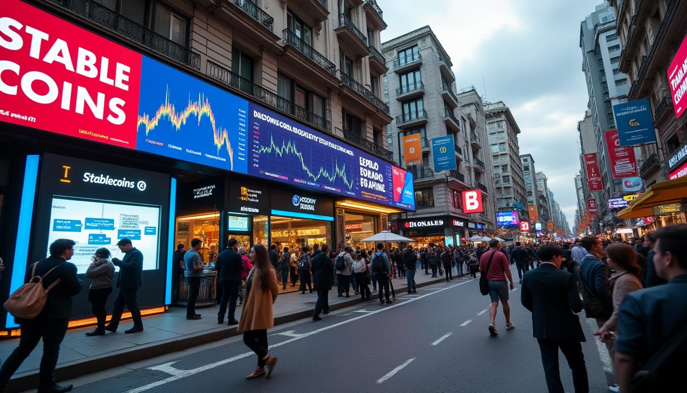 découvrez comment les stablecoins connaissent une croissance remarquable en argentine, alors que l’incertitude liée à la période électorale pousse les citoyens vers ces monnaies numériques stables pour sécuriser leur épargne.