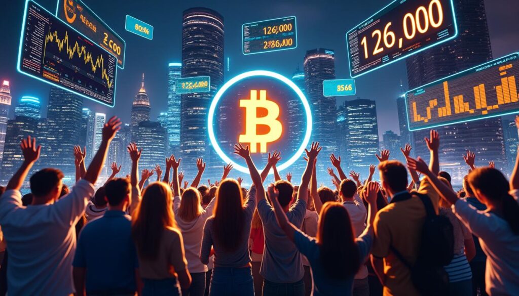 découvrez comment le bitcoin a franchi un nouveau record en dépassant les 126 000 dollars, marquant un sommet historique sur le marché des cryptomonnaies.