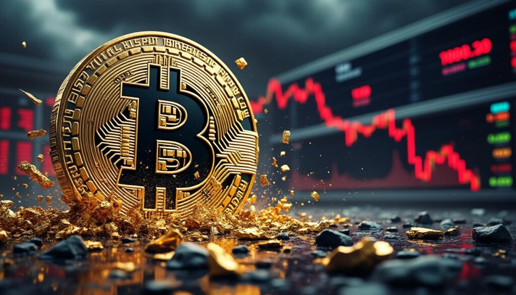 découvrez comment la chute vertigineuse du bitcoin a fait disparaître 1 000 milliards de dollars sur le marché des cryptomonnaies, impactant une économie déjà en difficulté.