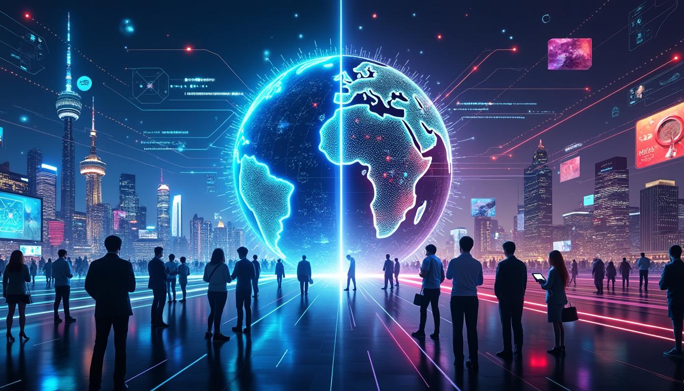 analyse de l'affrontement croissant entre la chine et les états-unis dans la guerre froide numérique, centrée sur la course aux cryptomonnaies et leurs enjeux géopolitiques.