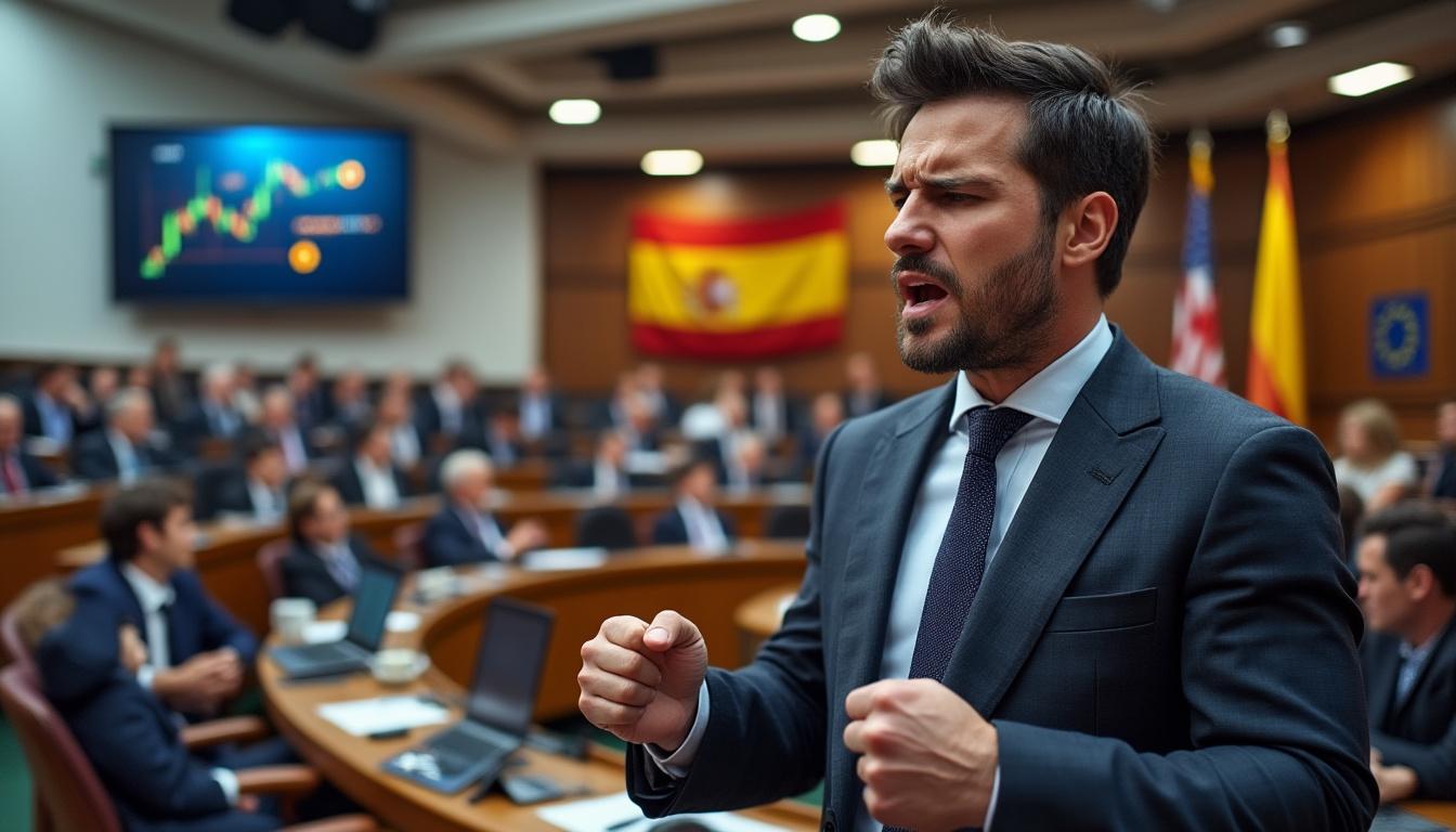 une partie de la gauche espagnole propose une taxe de 47 % sur le bitcoin, suscitant une vive réaction du secteur des cryptomonnaies en espagne.