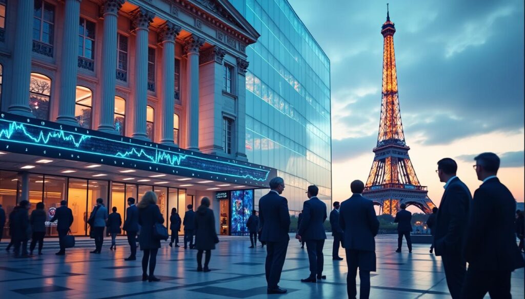 la bourse de paris termine la semaine en légère hausse, portée par la performance des valeurs cycliques, reflétant un optimisme prudent sur les marchés financiers.