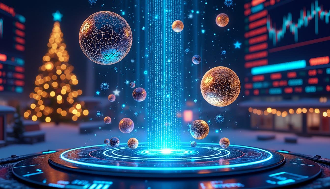 découvrez comment les nouvelles cryptomonnaies émergent et gagnent en popularité pendant que les leaders du marché rencontrent des difficultés, dans notre analyse spéciale crypto noël.