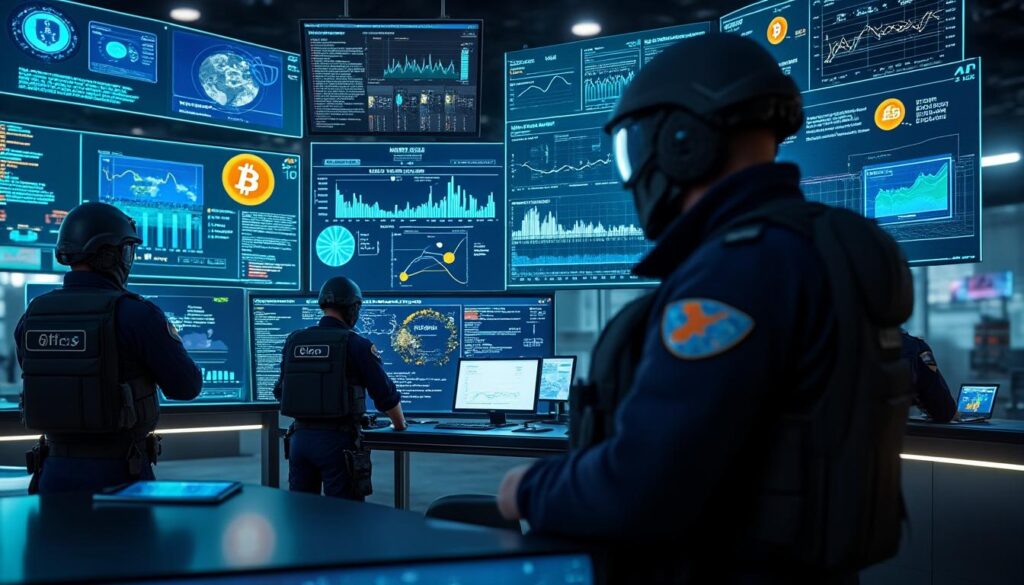 europol a démantelé un réseau criminel majeur ayant blanchi 700 millions d'euros grâce à la crypto-monnaie, mettant en lumière les défis de la lutte contre le crime financier numérique.