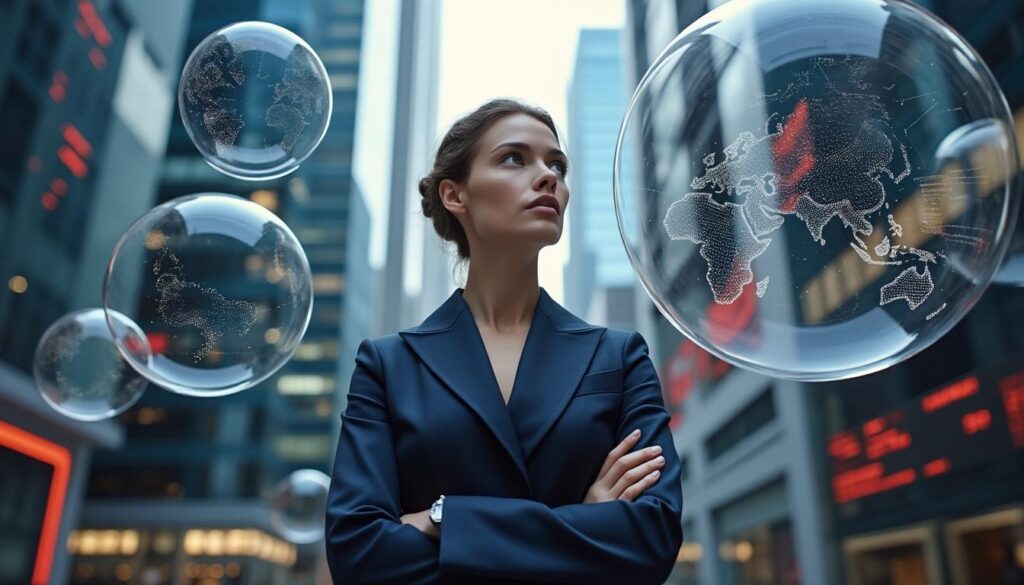 découvrez l'analyse de jézabel couppey-soubeyran sur l'engouement boursier autour de l'ia et ses risques potentiels dans le contexte d'une bulle financière globale.