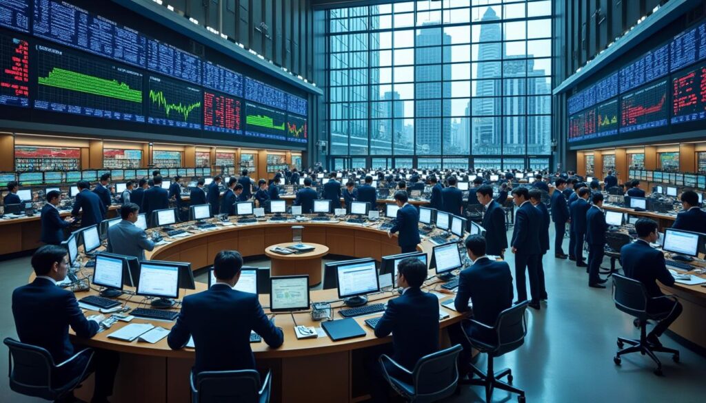 le nikkei affiche une forte hausse de 1,81%, témoignant d'une dynamique positive sur le marché japonais.