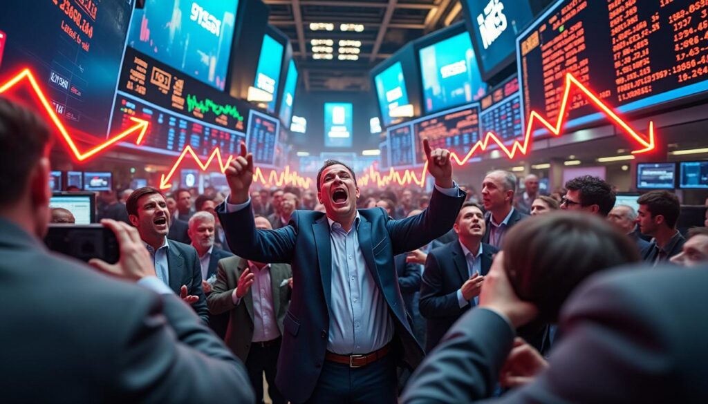 découvrez comment les nouveaux tarifs imposés par trump provoquent une chute rapide des marchés boursiers et suscitent une vague de ventes massives.