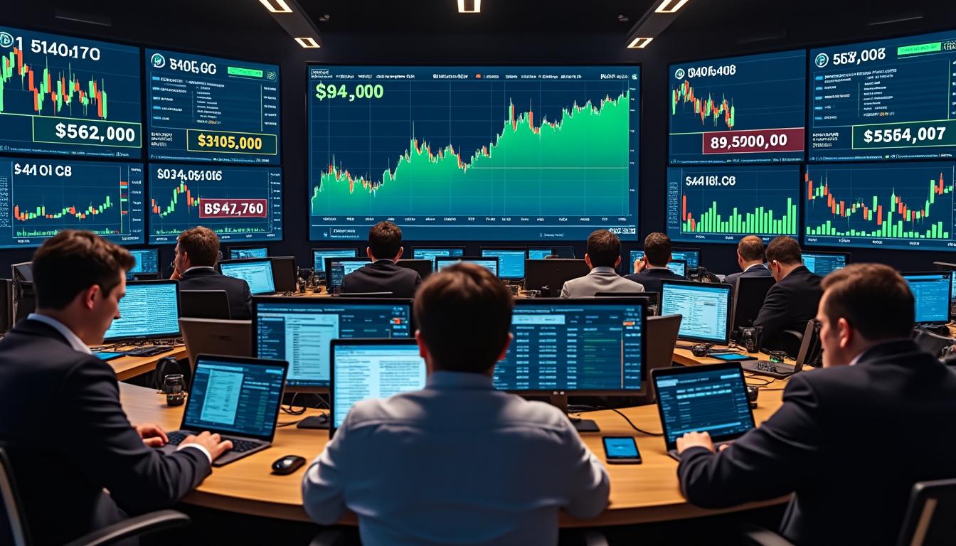 bitcoin approche le seuil critique des 94 000 dollars, un franchissement attendu par les investisseurs comme un potentiel déclencheur pour revitaliser l'ensemble du marché des cryptomonnaies.