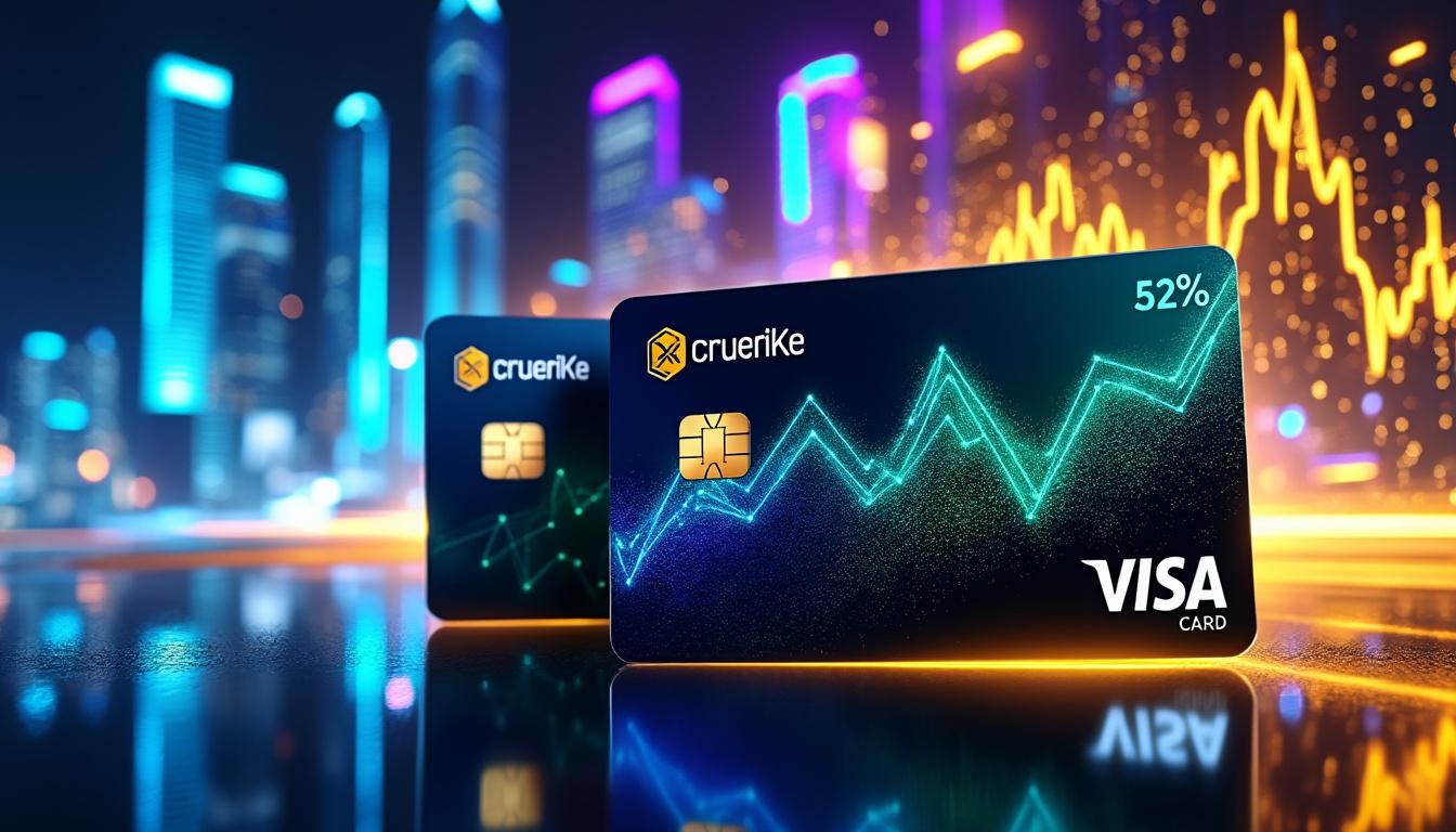 découvrez comment les cartes visa crypto vont révolutionner les paiements avec une hausse spectaculaire de 525 % des dépenses réelles prévue en 2025, transformant le paysage financier.