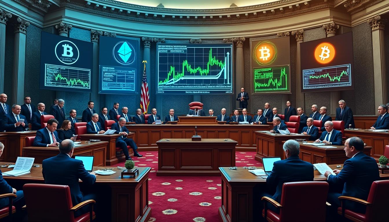 découvrez comment le sénat américain devient un champ de bataille clé entre institutions financières traditionnelles et géants de la cryptomonnaie autour de la « clarity act ».
