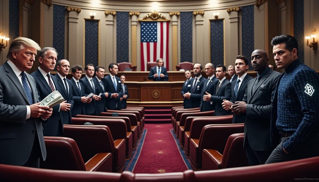 découvrez comment le sénat américain devient un champ de bataille clé entre institutions financières traditionnelles et géants de la cryptomonnaie à travers la loi « clarity act ».