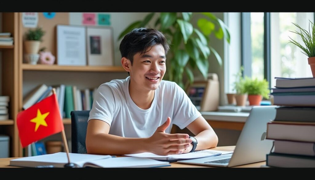 découvrez le témoignage d'un étudiant vietnamien en licence gks sur son parcours et ses conseils pour réussir la compétition des bourses d'études.