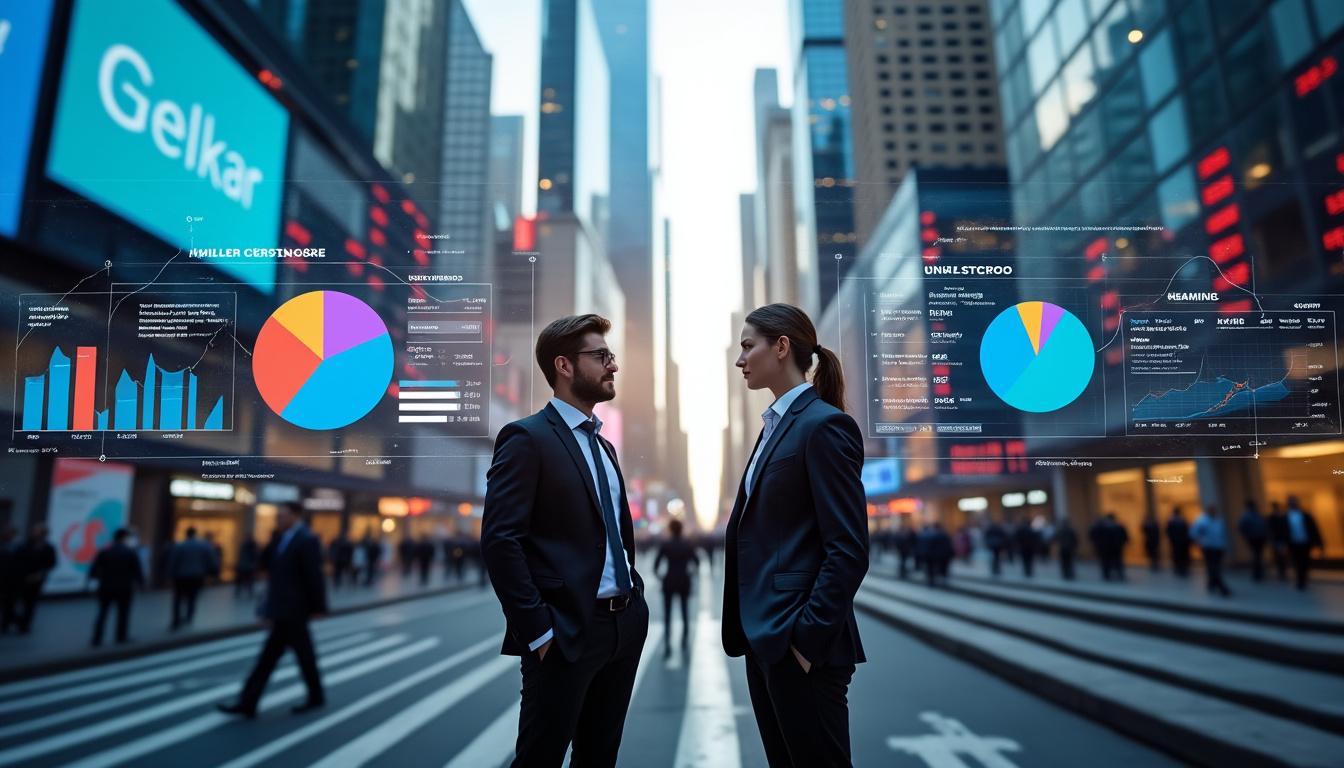 découvrez comment la concurrence entre courtiers s'intensifie dans un marché où les parts se resserrent, impactant stratégies et performances.