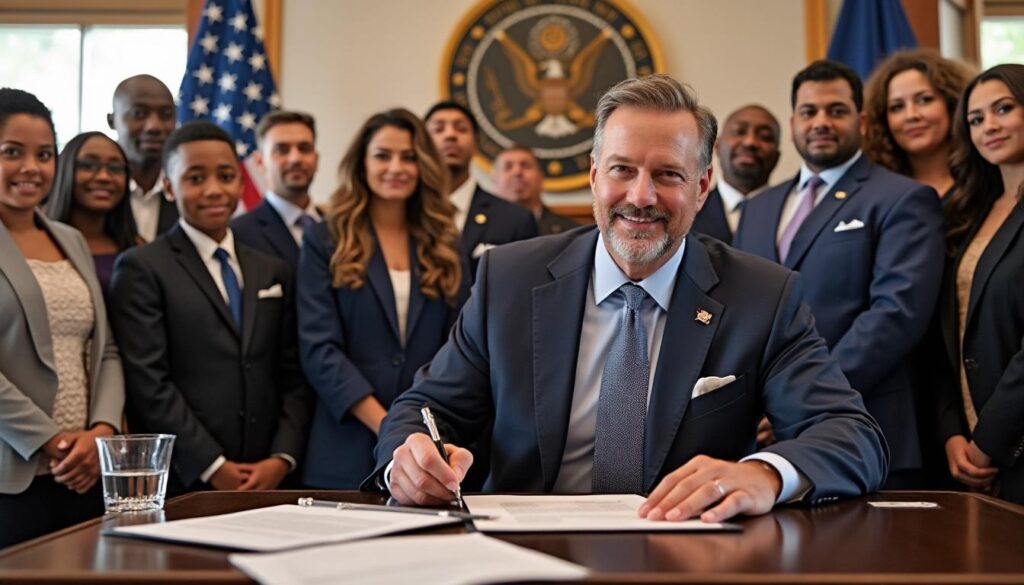 le gouverneur kemp annonce l'intégration de la géorgie au programme fédéral de bourses d'études fiscales, offrant un soutien financier aux familles d'élèves de la maternelle à la terminale.