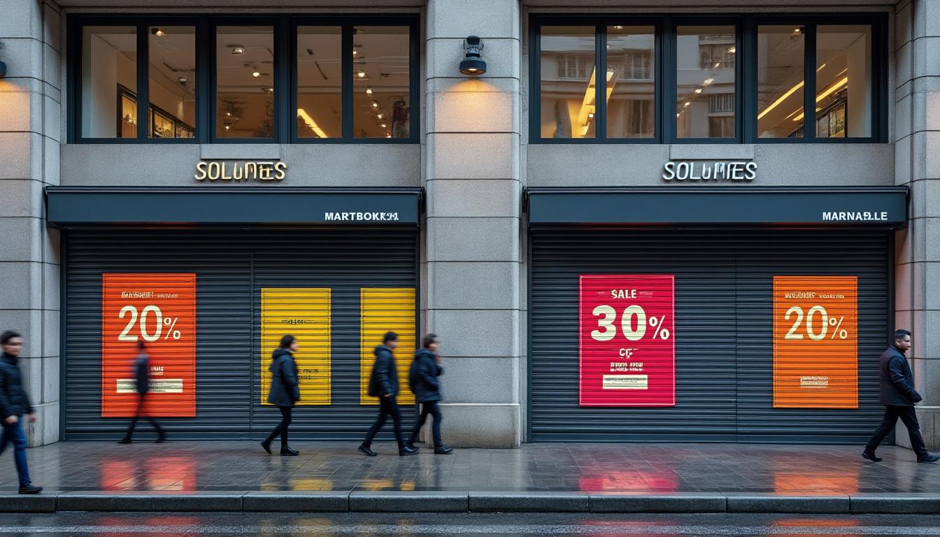 découvrez les soldes qui débutent ce mercredi au centre bourse de marseille, alors que deux nouvelles enseignes annoncent leur fermeture, marquant un changement important dans le centre commercial.