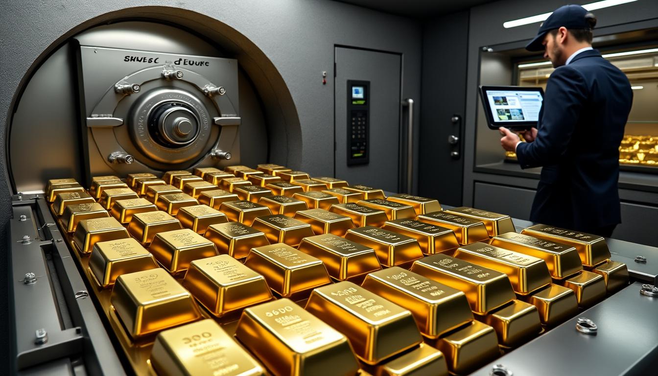 découvrez l’incroyable secret d’un géant de la crypto-monnaie qui stocke 140 tonnes d’or dans un bunker suisse ultra-sécurisé au design inspiré de james bond, alliant technologie et sécurité de pointe.