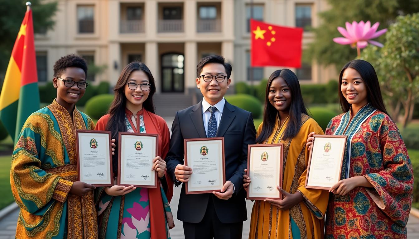 découvrez comment les étudiants ghanéens bénéficient d'une bourse d'excellence offerte par l'ambassadeur de chine, favorisant l'accès à des opportunités éducatives de haut niveau.