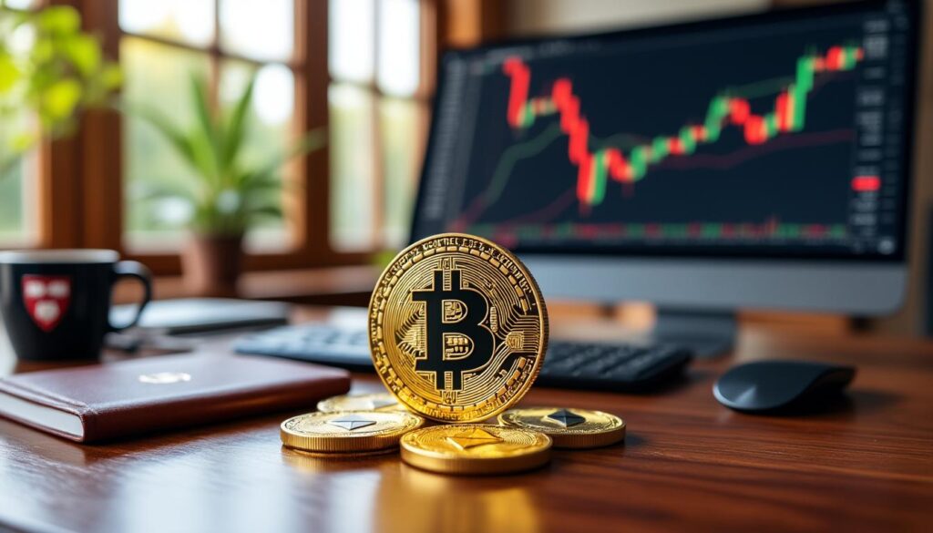 harvard modifie son portefeuille crypto en réduisant sa position en bitcoin tout en augmentant significativement son investissement dans ethereum, reflétant un changement stratégique vers cette cryptomonnaie prometteuse.