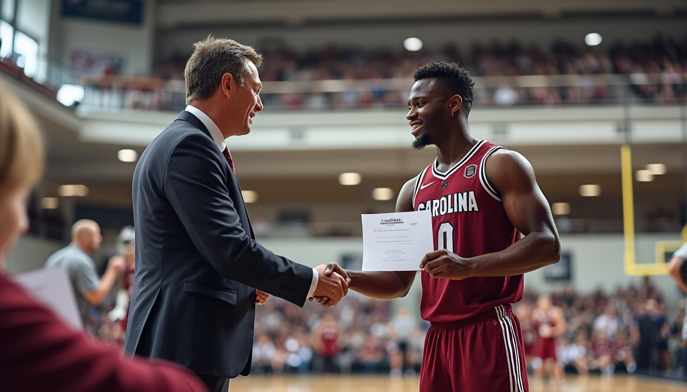 découvrez l'histoire inspirante d'un joueur passionné de caroline du sud, qui est passé d'athlète sans bourse à boursier méritant grâce à sa détermination et son travail acharné.