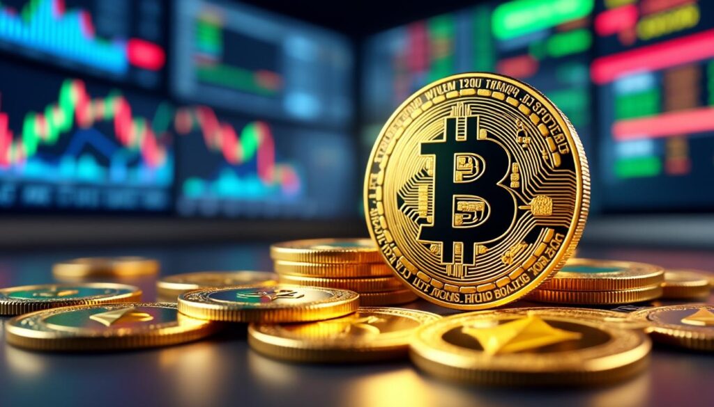 bitcoin atteint un sommet historique à 74 000 $ tandis qu’ethereum, xrp et dogecoin stabilisent leurs gains enregistrés en début de semaine.