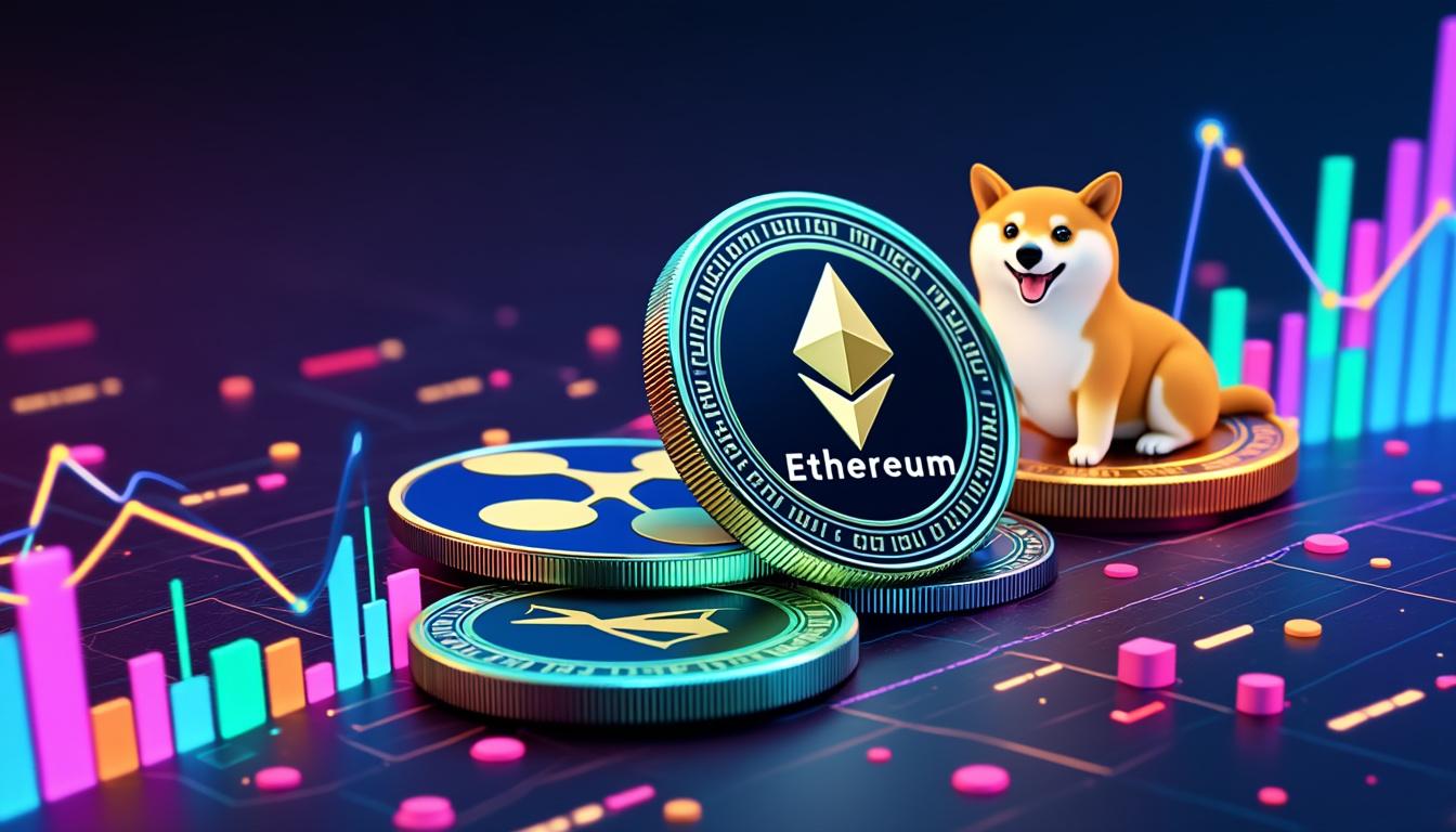 bitcoin approche les 71 000 dollars tandis qu'ethereum, xrp et dogecoin enregistrent une hausse de 1 %, témoignant d'une dynamique positive sur le marché des cryptomonnaies.