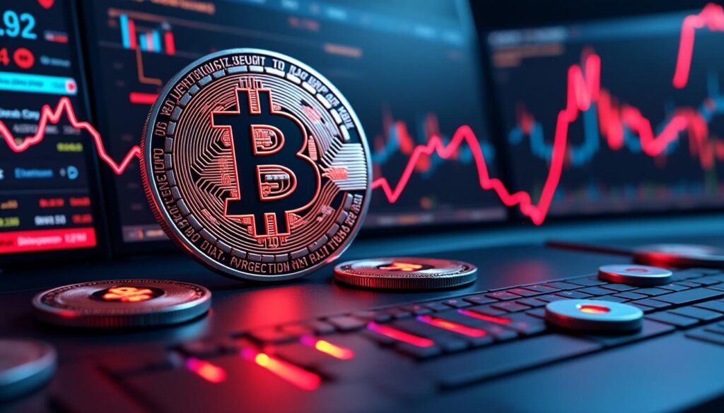 bitcoin chute sous les 70 000 $ alors que les inquiétudes liées à l'inflation affectent également les cours d'ethereum, xrp et dogecoin, reflétant une tendance baissière sur le marché des cryptomonnaies.