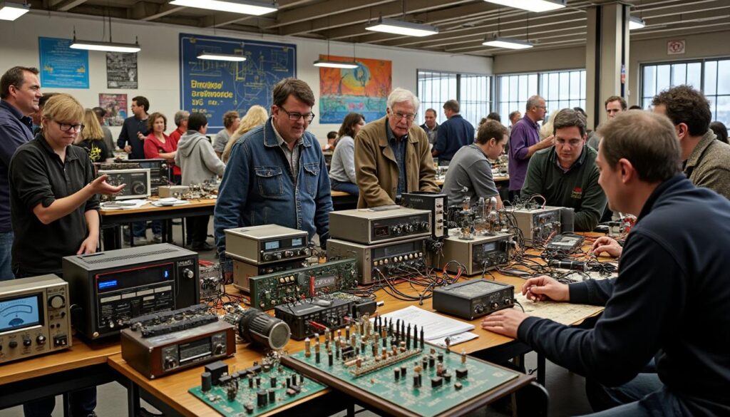 participez à la bourse d'équipements radioélectroniques à la mjc jean-savine : un événement d'échange et de découverte pour les passionnés de radio et d'électronique.