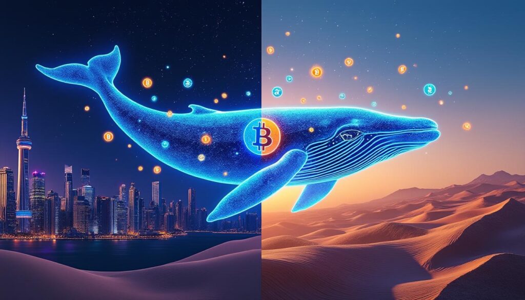analyse de l'influence du conflit états-unis-iran sur les transactions des baleines en crypto-monnaies et ses répercussions sur le marché numérique.