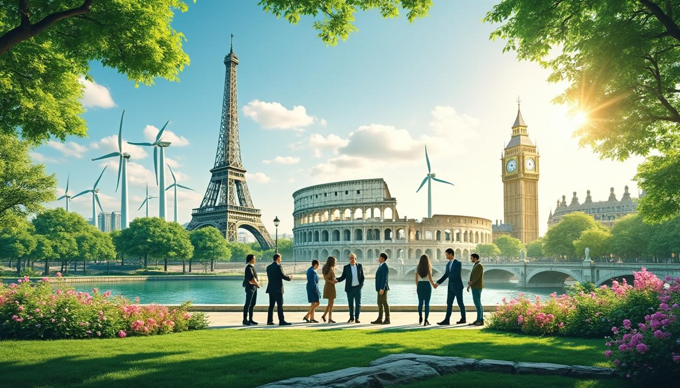 découvrez comment l'europe adopte un mode vert tout en enregistrant un léger rebond économique, malgré une semaine marquée par des tensions au moyen-orient.