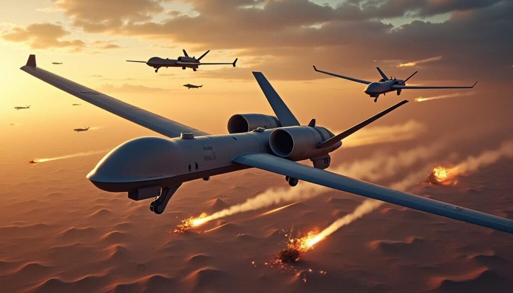 l'iran a lancé des attaques de drones ciblant l'arabie saoudite et le koweït, intensifiant les tensions régionales. découvrez les détails et les réactions internationales.