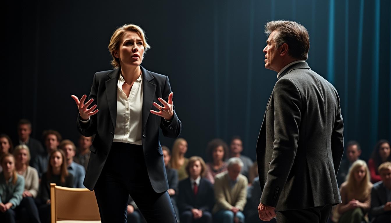 découvrez la performance magistrale de romane bohringer et stanislas nordey à segré, une soirée exceptionnelle où ils brillent avec éclat. un événement culturel incontournable à ne pas manquer.