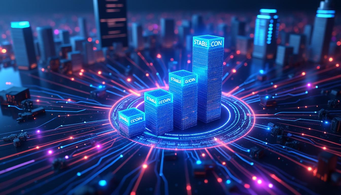 découvrez comment les stablecoins dépassent les volumes de transactions du principal système financier américain, marquant une révolution dans le paysage financier.
