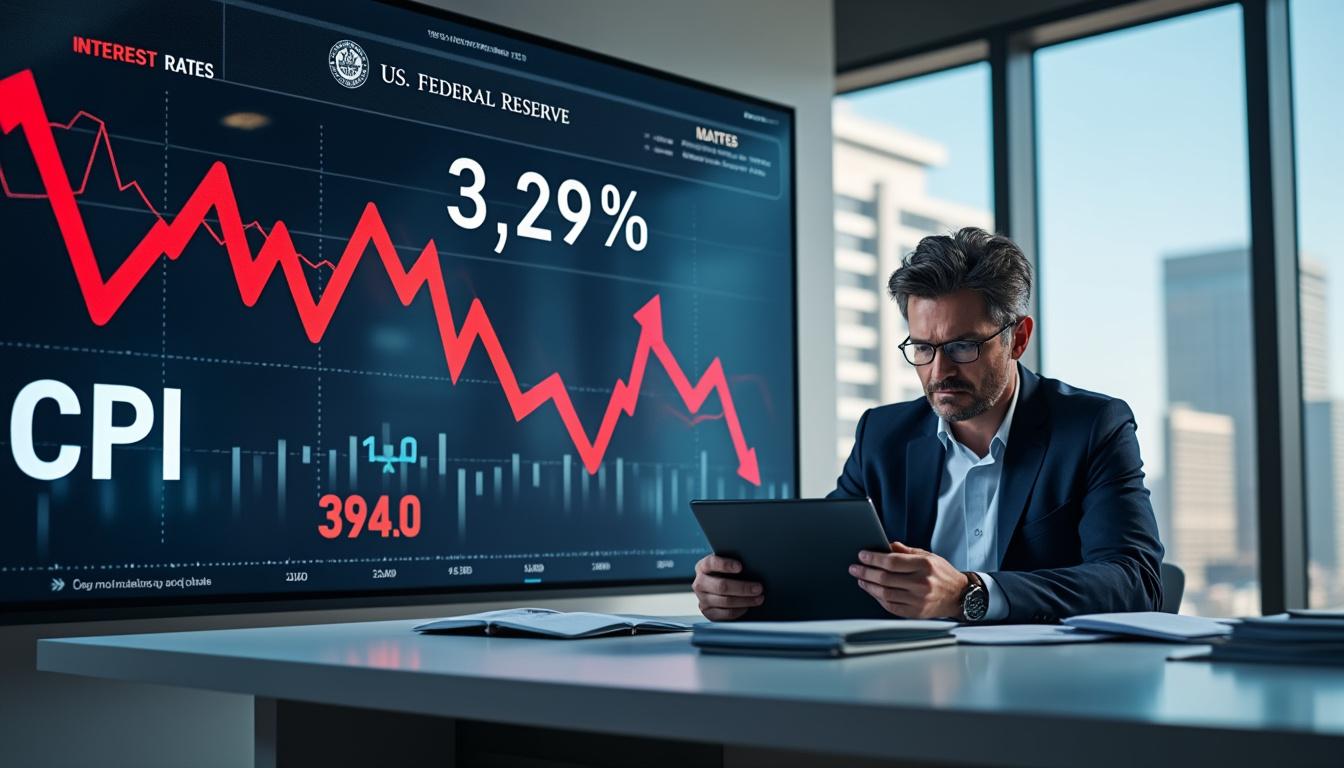 l'inflation dépasse les prévisions selon le rapport cpi, compromettant les attentes d'une baisse prochaine des taux d'intérêt par la fed.