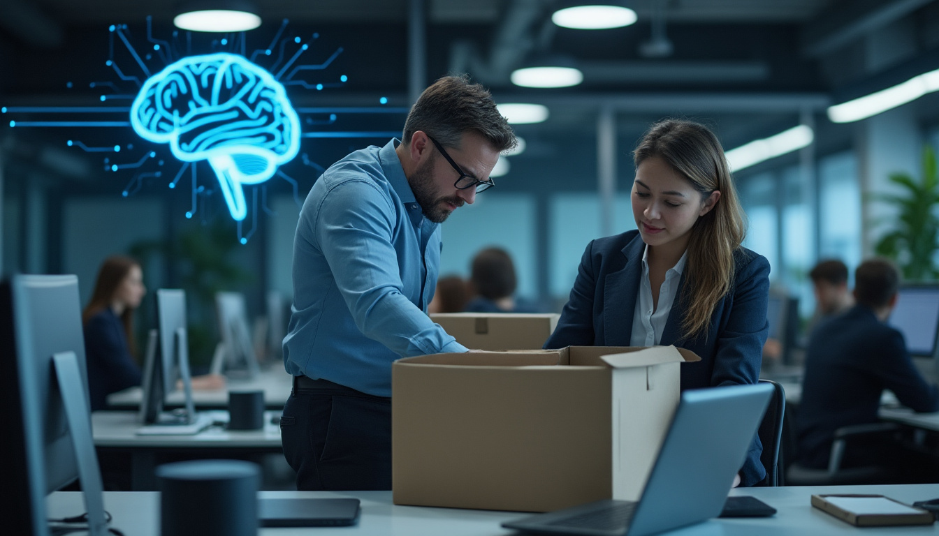 découvrez comment l'intelligence artificielle transforme le marché de l'emploi avec plus de 5 000 suppressions de postes depuis janvier, impactant secteurs et travailleurs.
