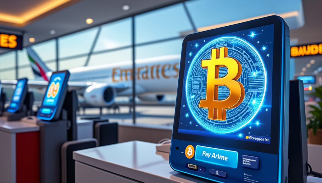 emirates airlines innove en vous permettant de réserver vos vols à dubaï avec le bitcoin. profitez d'une expérience de paiement moderne, rapide et sécurisée pour vos voyages.