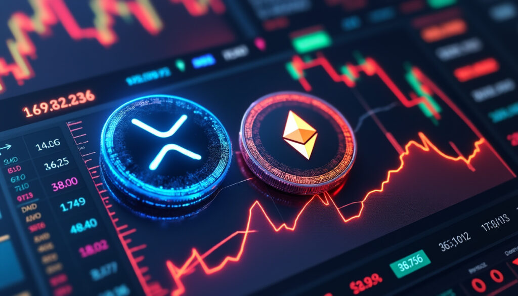 découvrez comment le sentiment autour de xrp et eth atteint un pic en 5 semaines, malgré une récente baisse des prix sur le marché des cryptomonnaies.