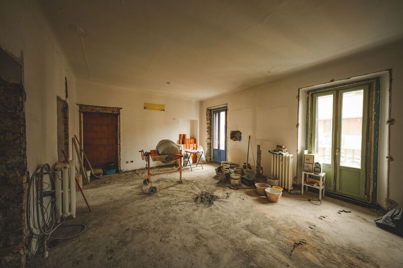 un intérieur à rénover