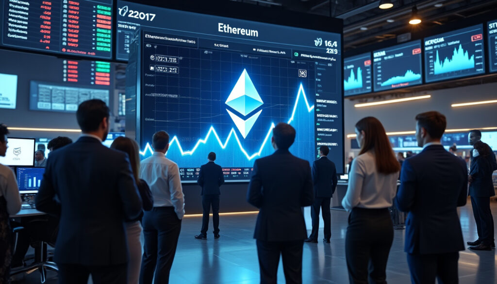 découvrez si les institutions financières envisagent d'investir dans les cryptomonnaies suite à la forte hausse d'ethereum au troisième trimestre.