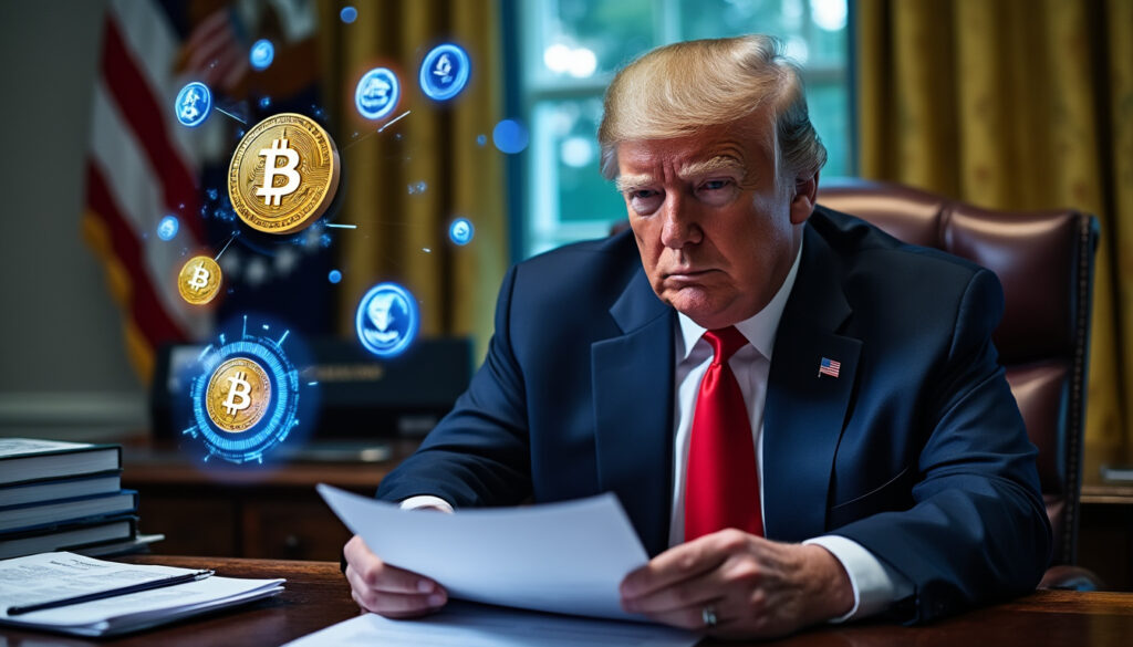 trump assouplit les règles d'éthique, ouvrant la voie à une législation majeure pour les cryptomonnaies, favorisant leur développement et leur adoption.