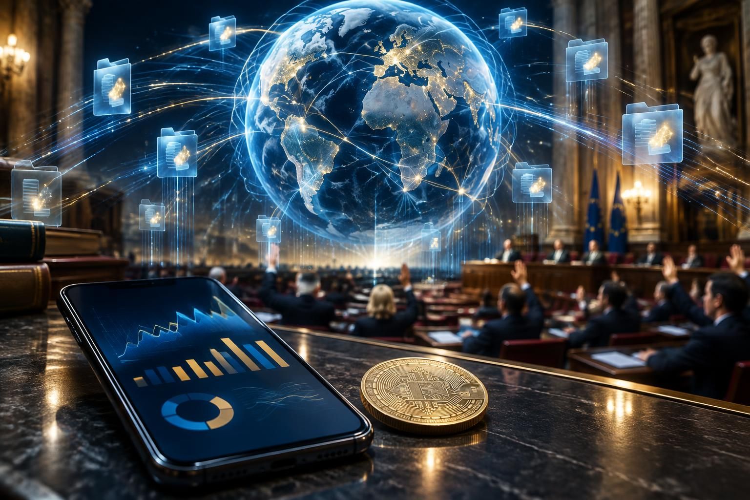 le sénat adopte le carf : découvrez comment le partage de données sur vos transactions crypto avec 77 pays pourrait bientôt se mettre en place.