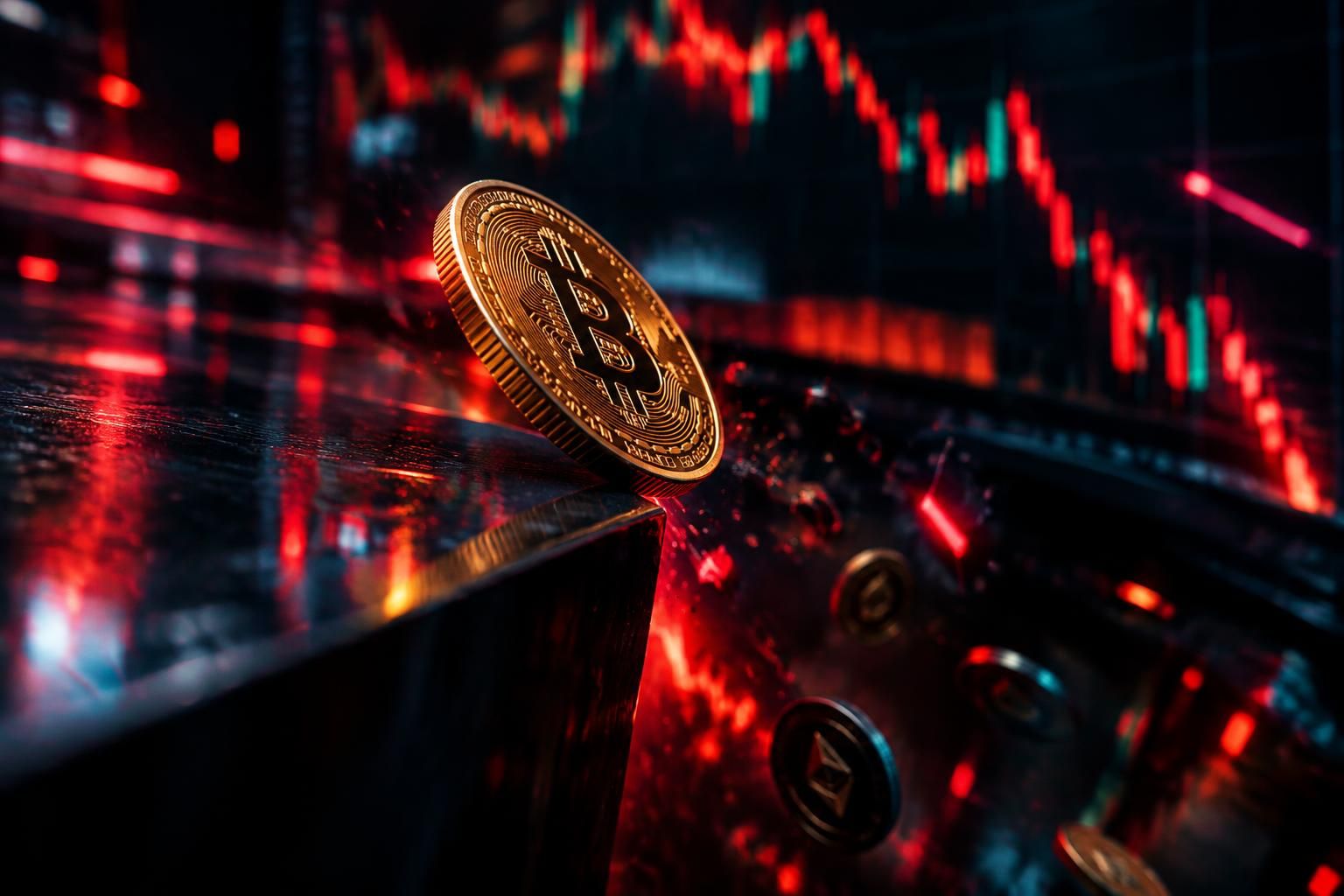le bitcoin chute sous les 80 000 dollars, déclenchant la liquidation de 200 millions de dollars de positions à effet de levier.